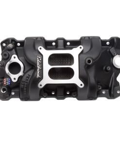 Performer RPM Small Block Chevy Black Intake Manifold